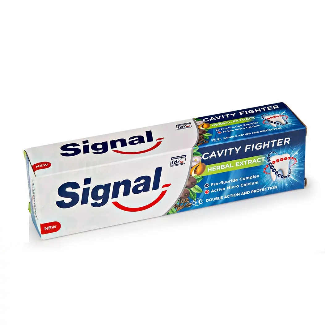 خمیر دندان گیاهی SIGNAL با خاصیت ضد پوسیدگی