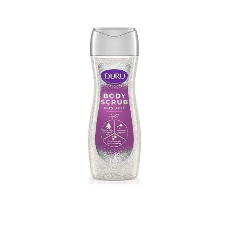 شامپو و اسکراب بدن شاین دار DURU مدل CRYSTAL