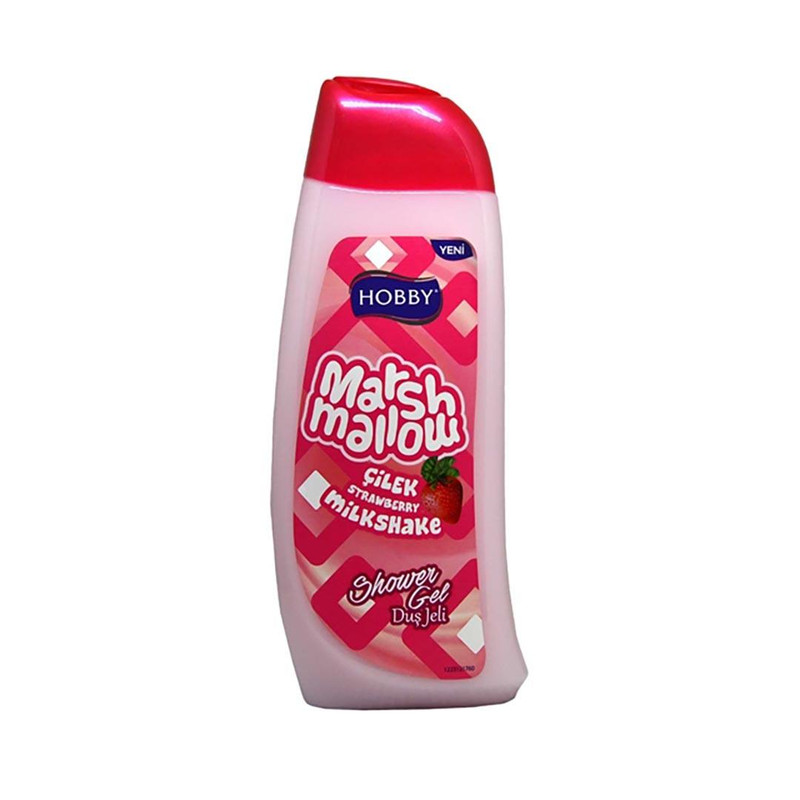 شامپو بدن HOBBY مدل MARSHMALLOW با رایحه توت فرنگی