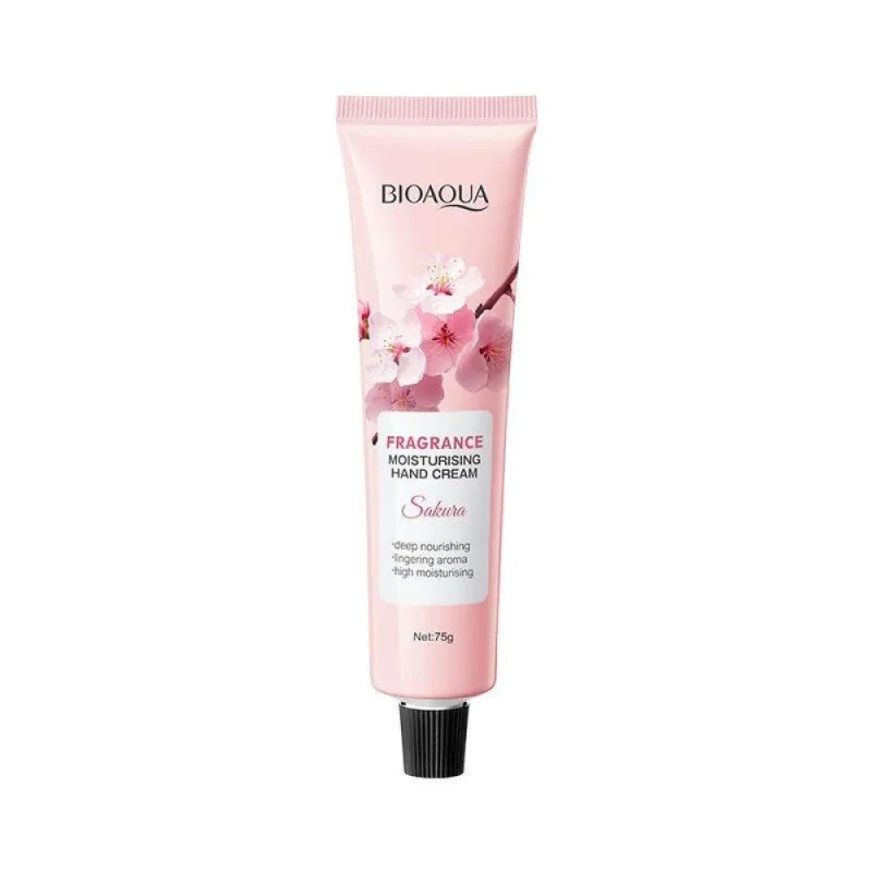 کرم مرطوب کننده دست BIOAQUA مدل SAKURA