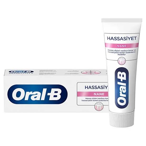 خمیر دندان نعنایی روزانه ORAL B برای دندان های حساس