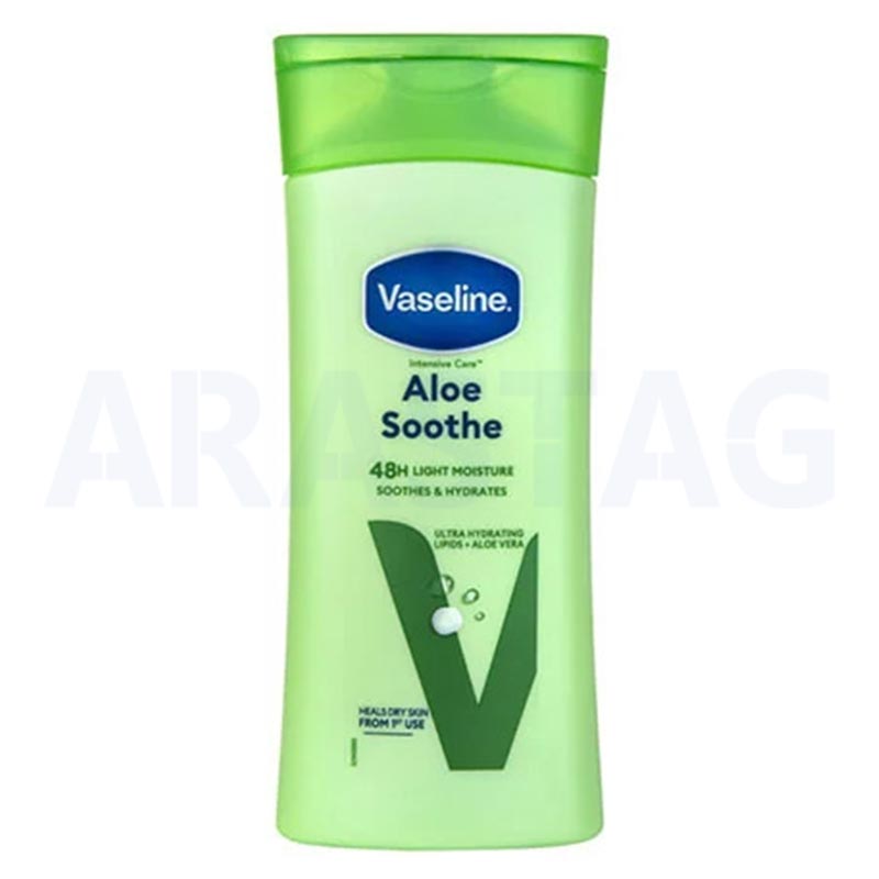 لوسیون بدن VASELINE با رایحه آلوئه ورا